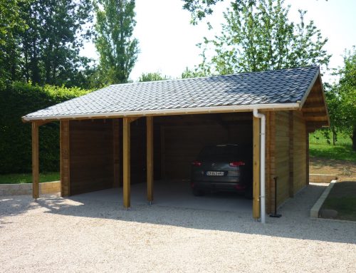 Carport , garage en bois