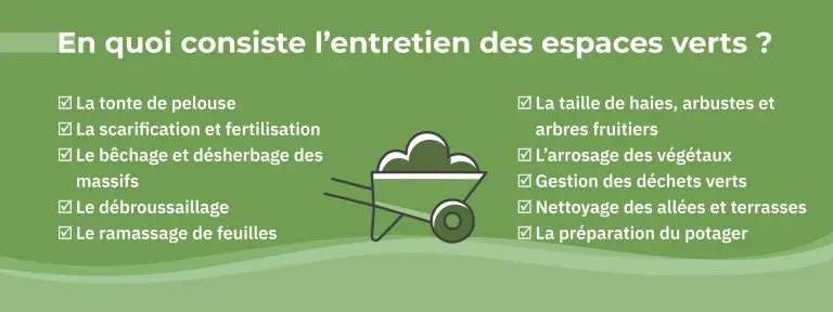 prestations courantes en entretien des espaces verts