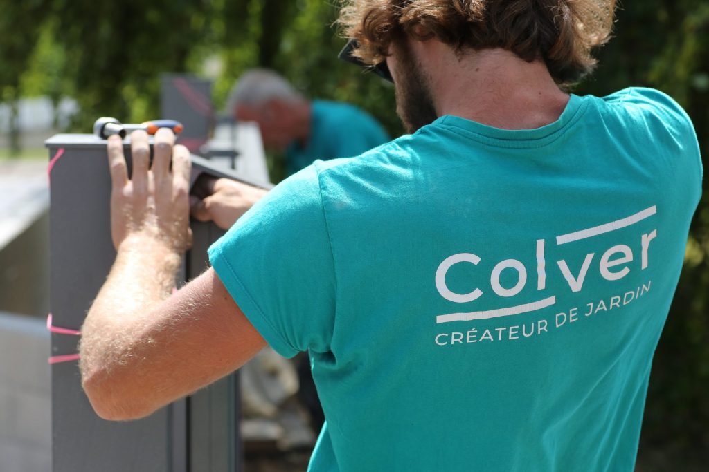 COLVER jardin paysagisme portail automatique coulissant