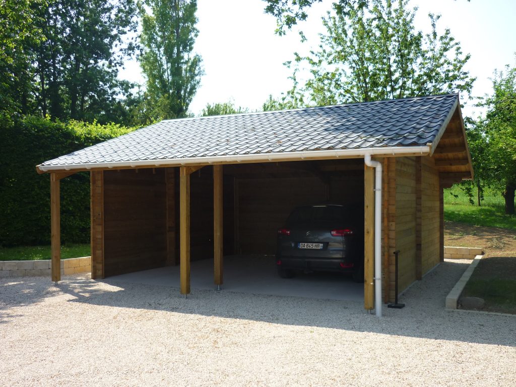 Colver createur jardin paysagiste oise compiegne carport bois garage