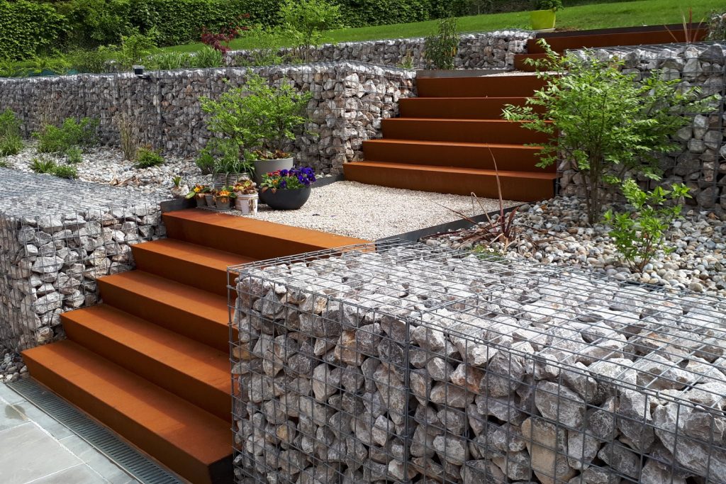 escalier corten so garden Elincourt recadré