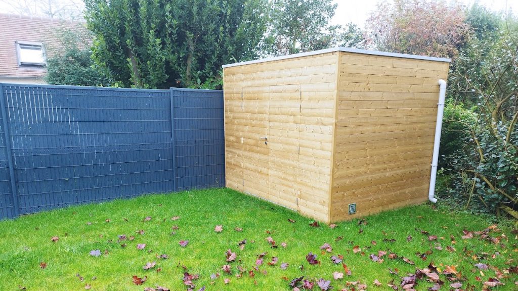 Colver paysage jardin noyon compiegne abri bois moderne