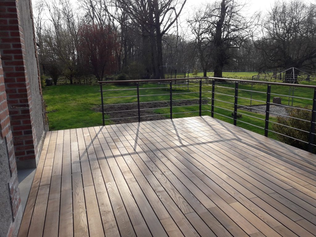 colver paysagiste jardin oise noyon compiègne aménagemen terrasse surélevée pilotis bois