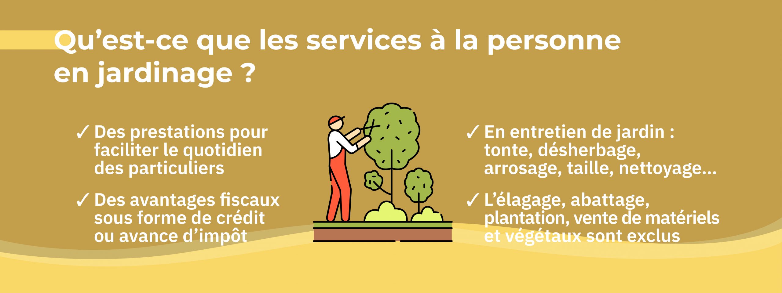 explication du service à la personne pour les travaux de jardinage