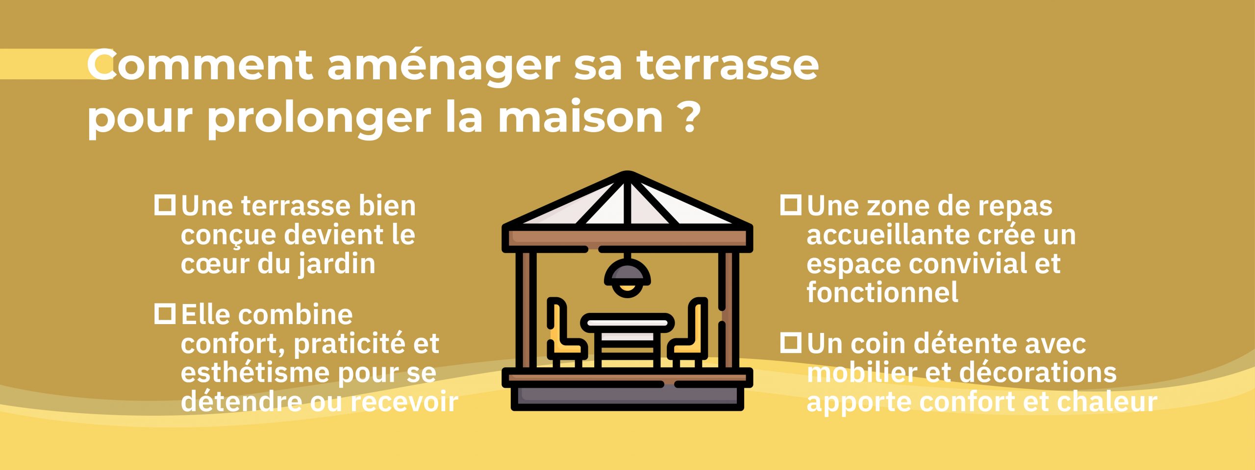 astuces pour aménager une terrasse dans son jardin