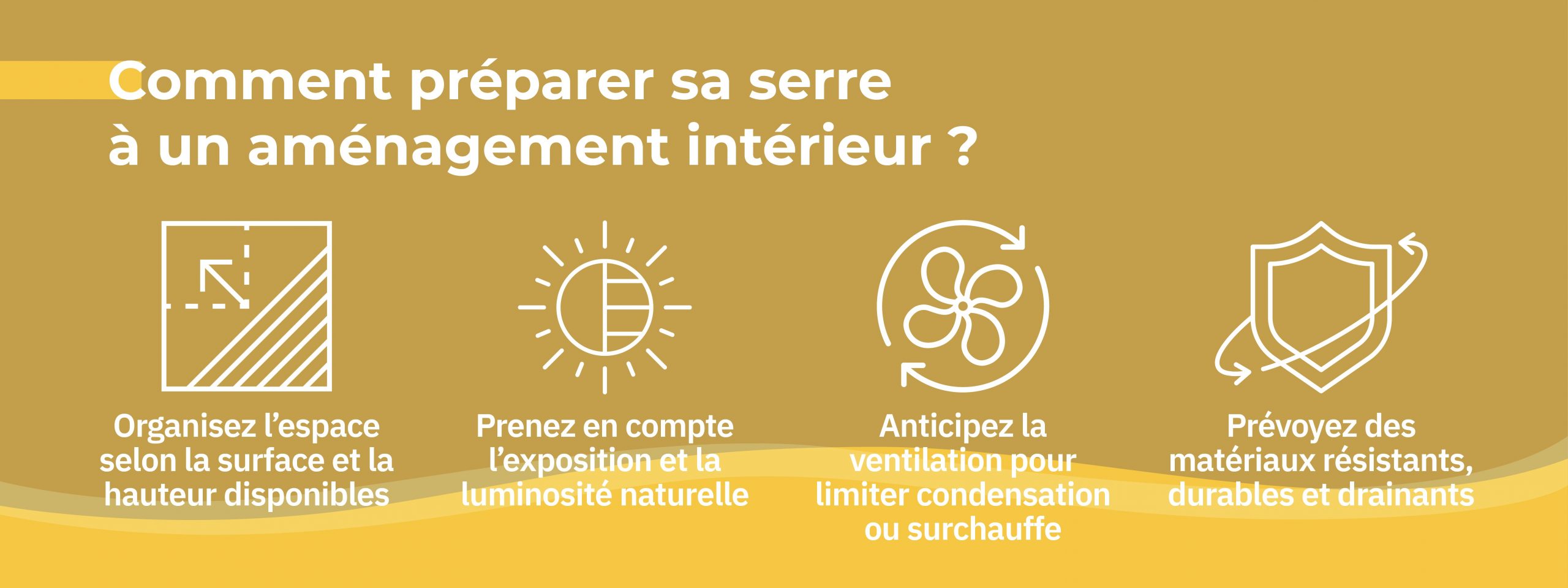 conseils pour préparer sa serre de jardin à un aménagement intérieur