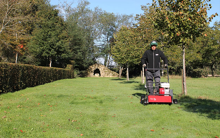 scarification pelouse gazon scarificateur électrique jardin Oise printemps